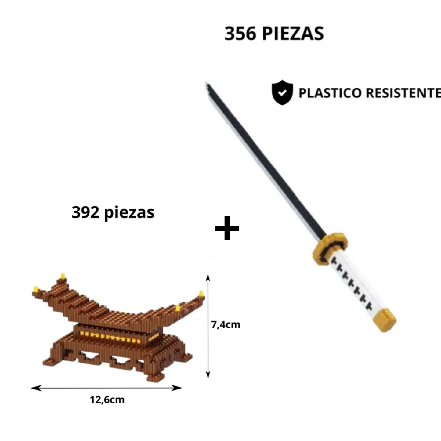 KATANA SAMURAI MONTABLE DE PLASTICO