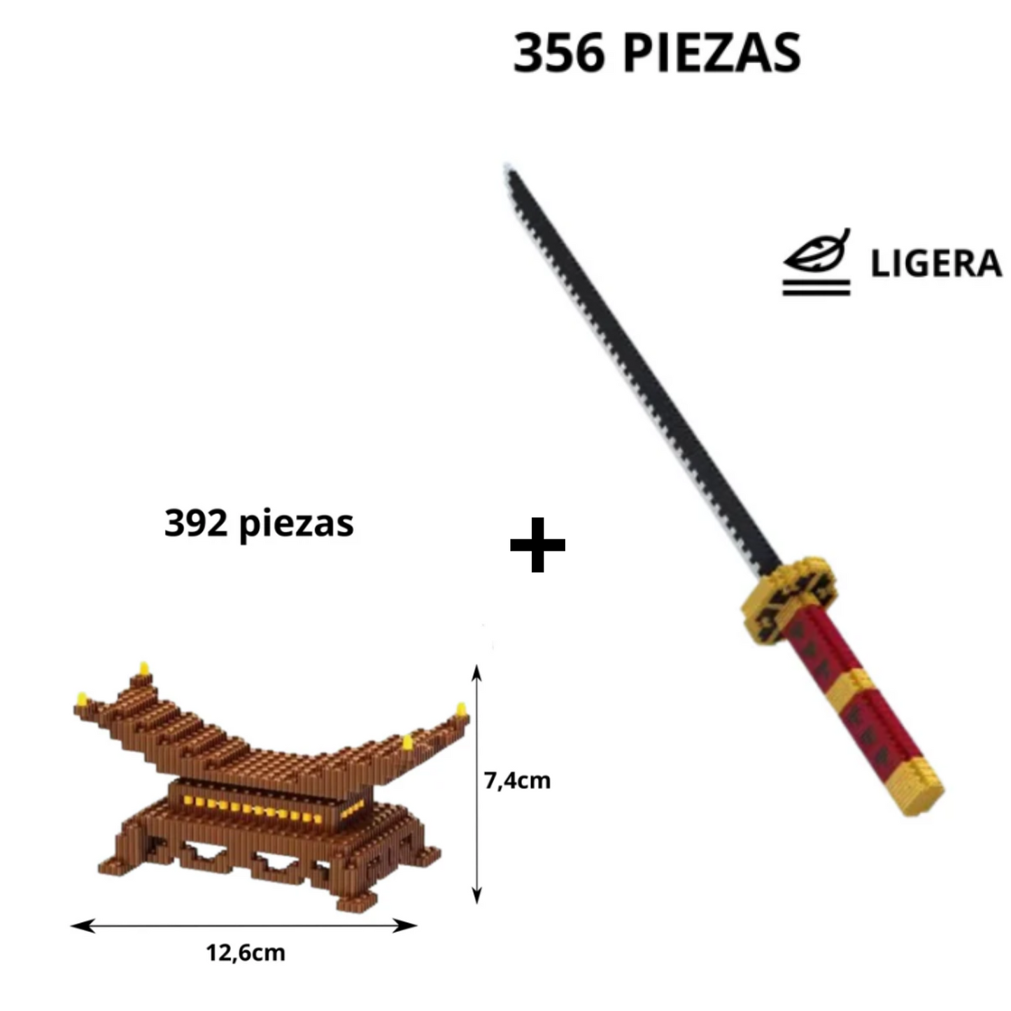 KATANA SAMURAI MONTABLE DE PLASTICO