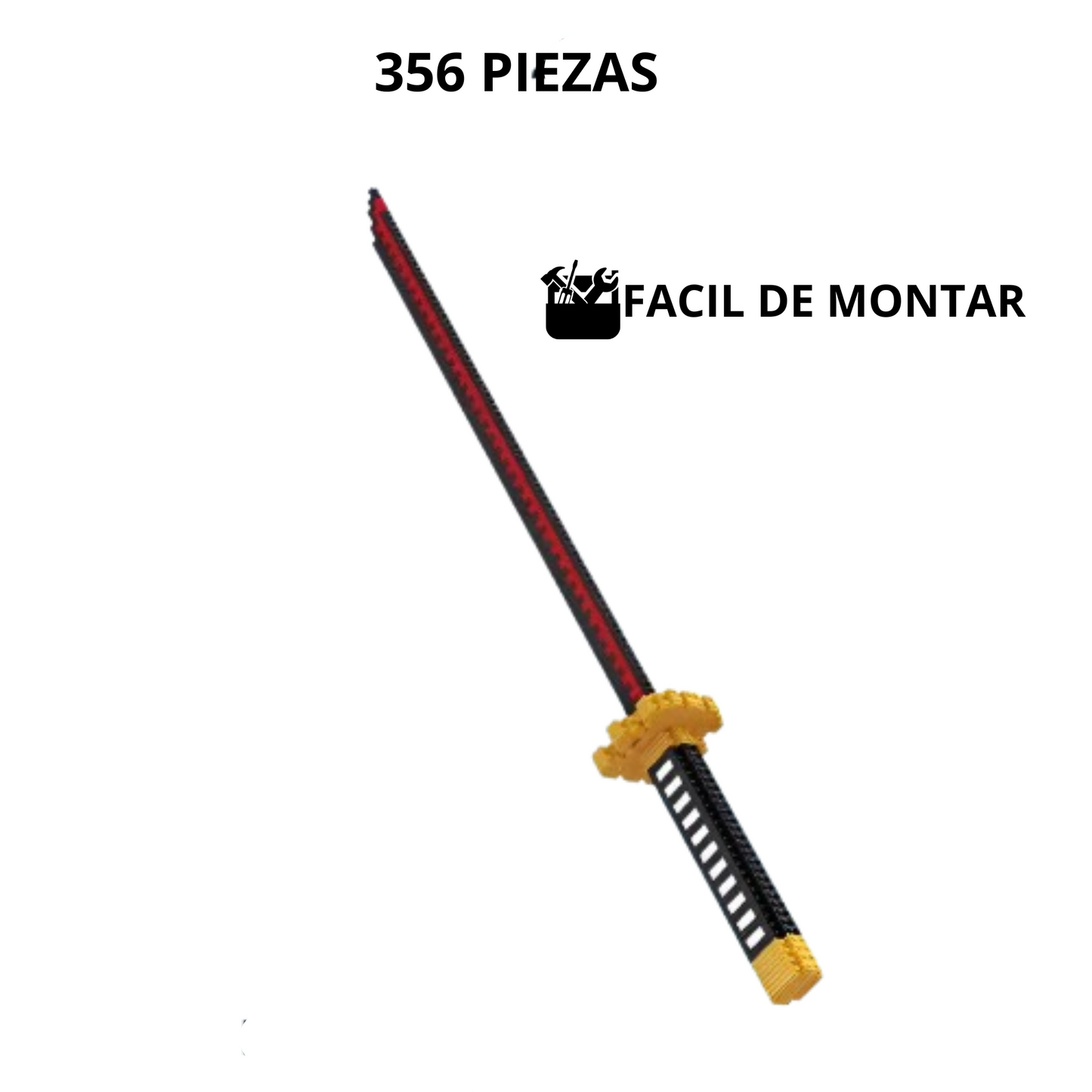 KATANA SAMURAI MONTABLE DE PLASTICO